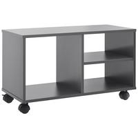 STOLEK NA ELEKTRONIKU FLIP II - antracitová, Moderní, kompozitní dřevo/plast (75/44/35cm) - Based