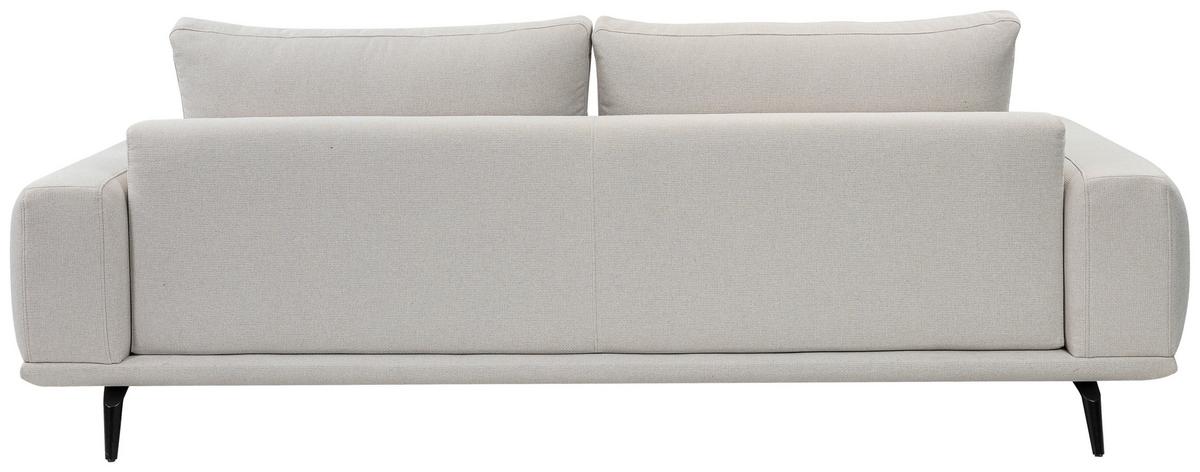 3-sitzer-sofa Selene Creme, B: 242 Cm - Creme/Schwarz, MODERN, Textil (242/89/115cm) - MID.YOU