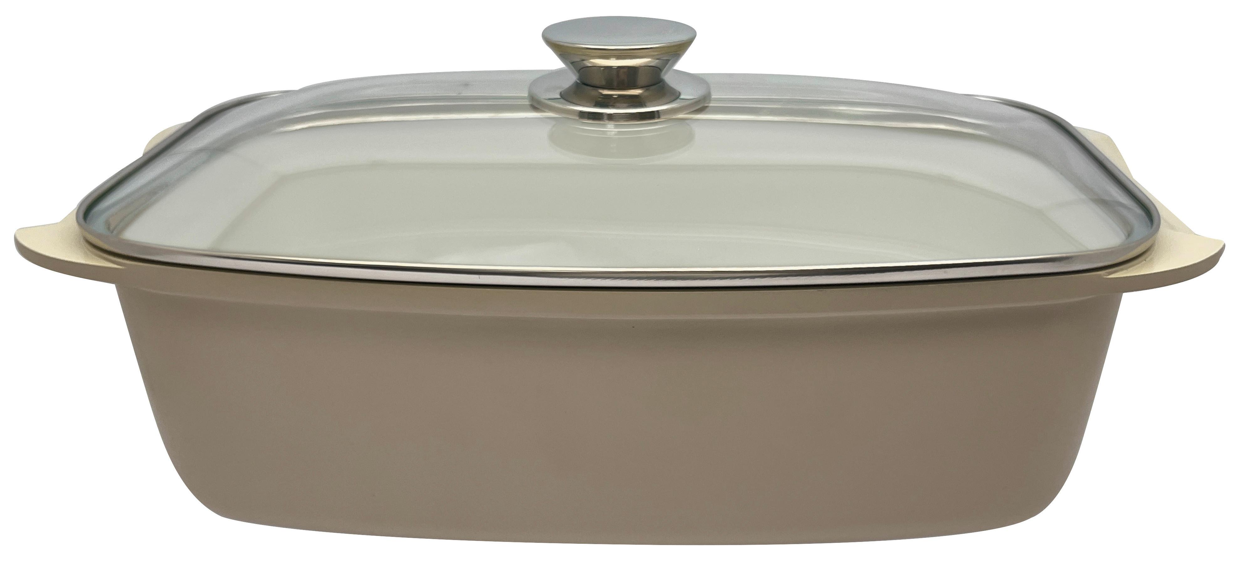 Pekáč 5,7L - průhledné/čiré, Moderní, kov/sklo (32/21/10,8cm) - Mömax