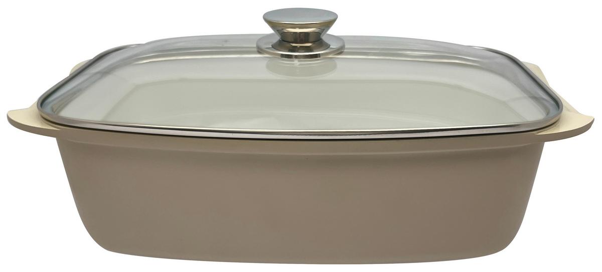 Pekáč 5,7L - průhledné/čiré, Moderní, kov/sklo (32/21/10,8cm) - Mömax