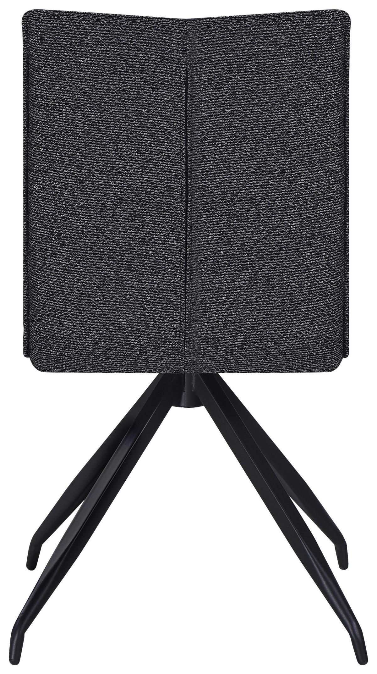 ŽIDLE NOVA - šedá/černá, Moderní, kov/textil (47/88/63cm) - Premium Living