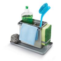 Spülorganizer Tidytex BxHxT: 24x14x13 cm Kunststoff - Anthrazit/Grau, Basics, Kunststoff (24/14/13cm) - Metaltex