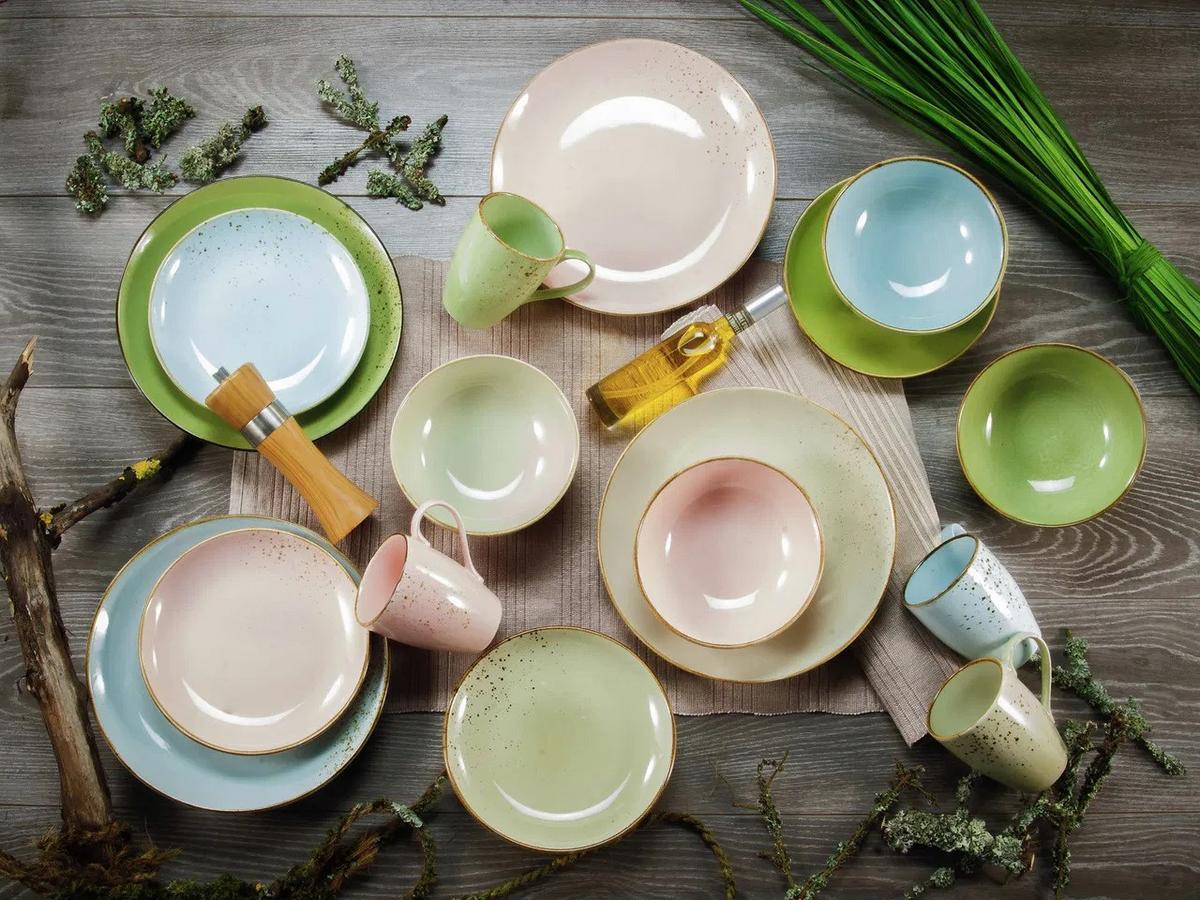 Dipschalenset 21974 Nature Collection - Hellrosa, Trend, Keramik (8cm) - Creatable