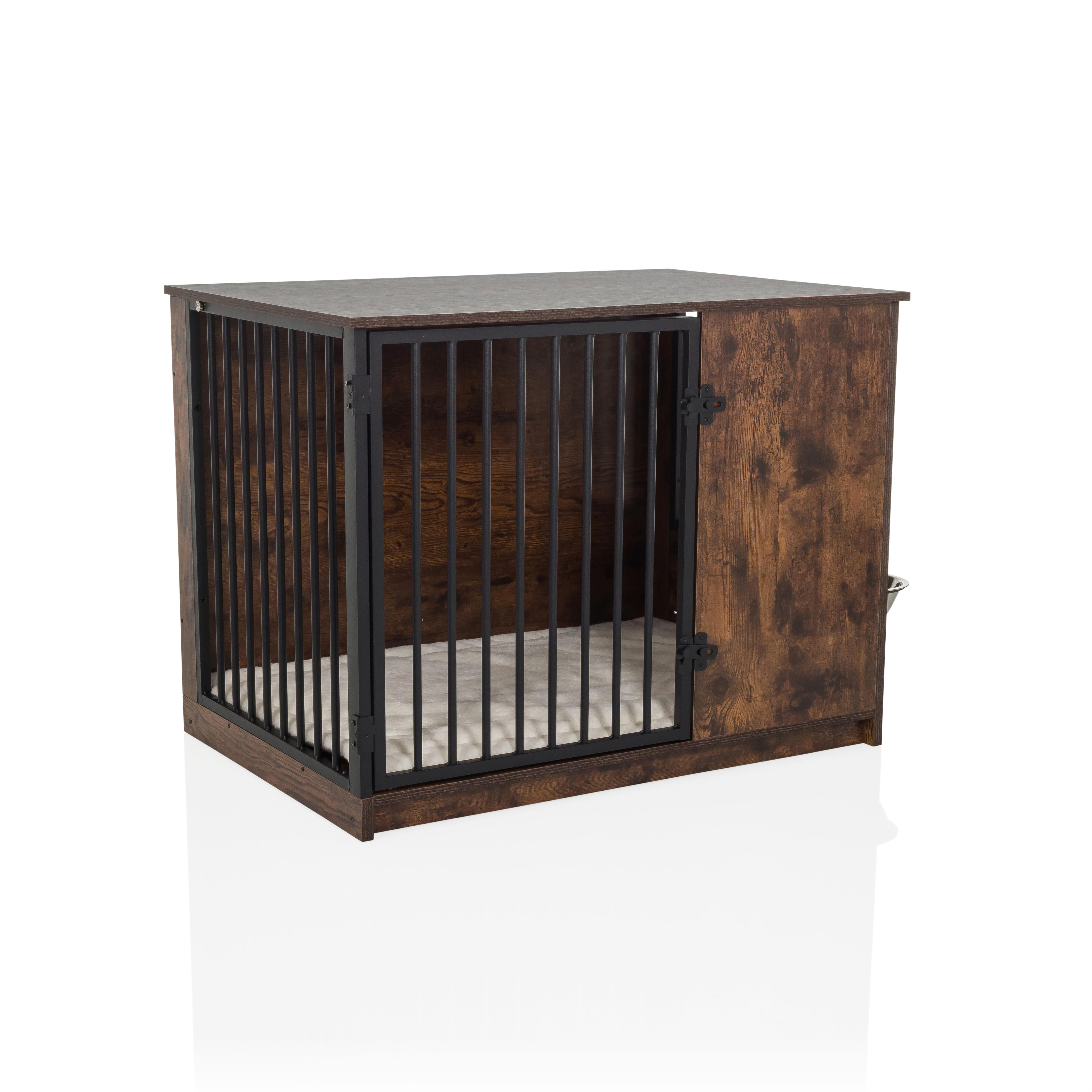 TIERHAUS Pawhome Alteiche B: 80cm - Alteiche, MODERN, Holzwerkstoff (80/60/55cm) - MID.YOU