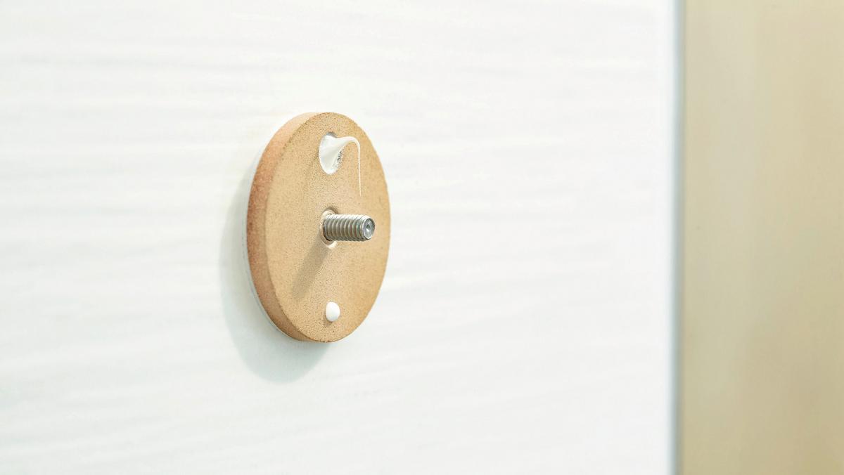 Handtuchhaken Smooz Chromfarben B: 1 cm - Chromfarben, Trend, Metall (3,7/3,7/3,7cm) - Tesa