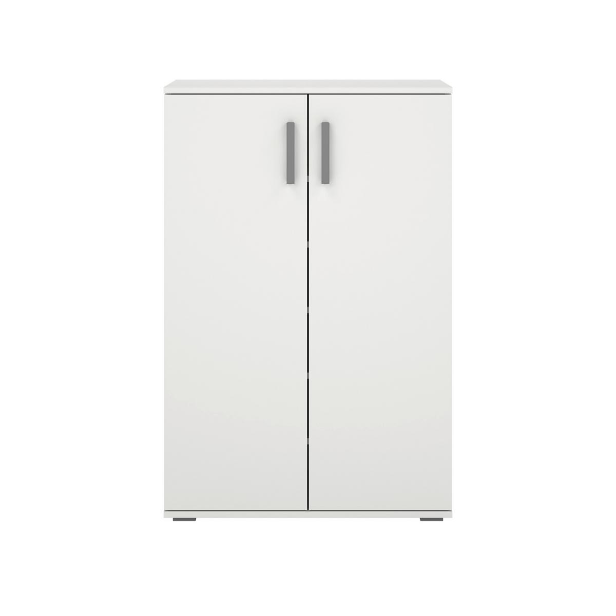 SKRINKA NA TOPÁNKY JIMMY II - biela, Konventionell, kompozitné drevo/plast (70/106/33,4cm) - Mömax