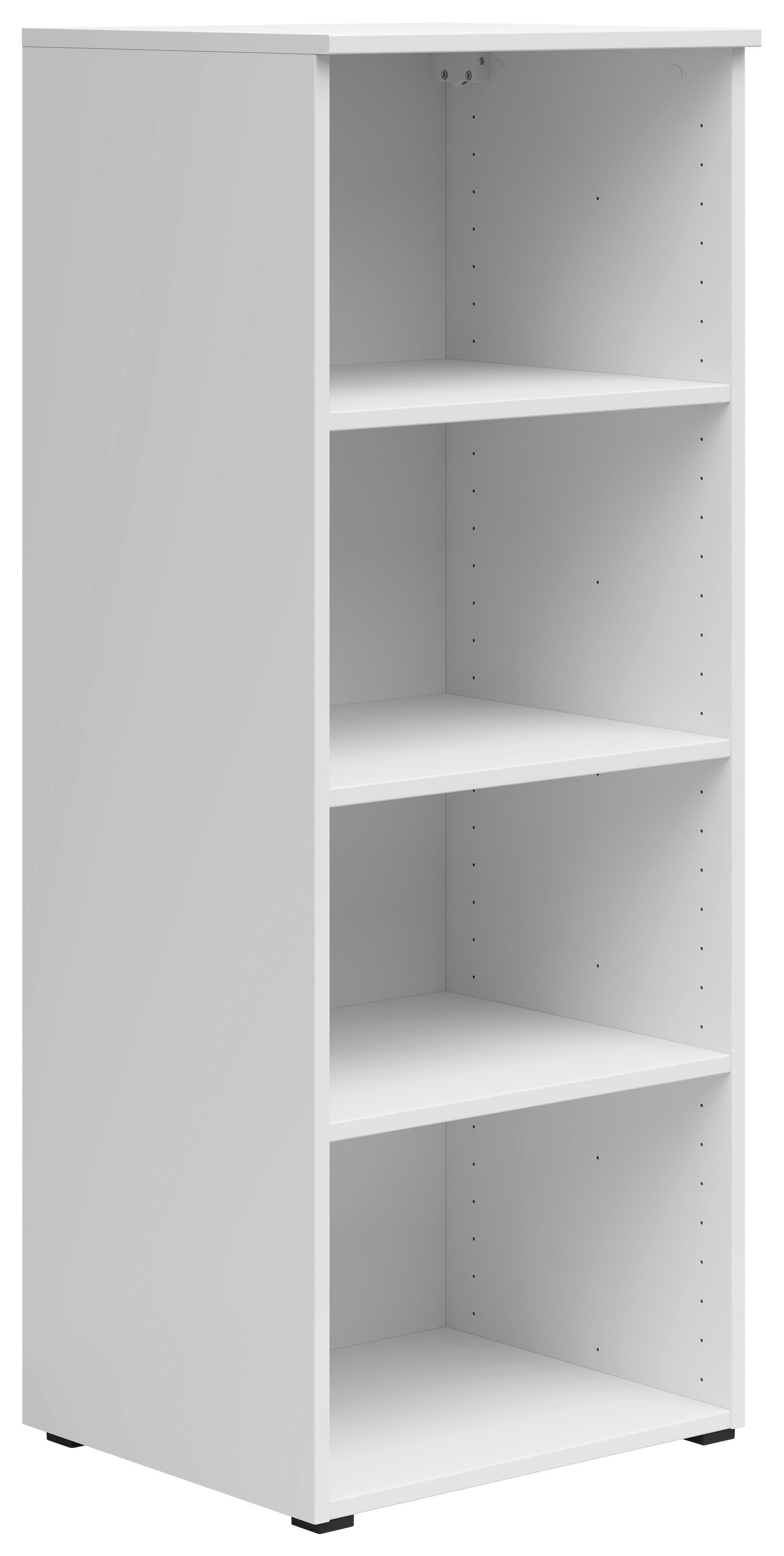Regál Cabinet š: 45 cm - bílá/antracitová, Moderní, kompozitní dřevo/plast (45/115/40cm)
