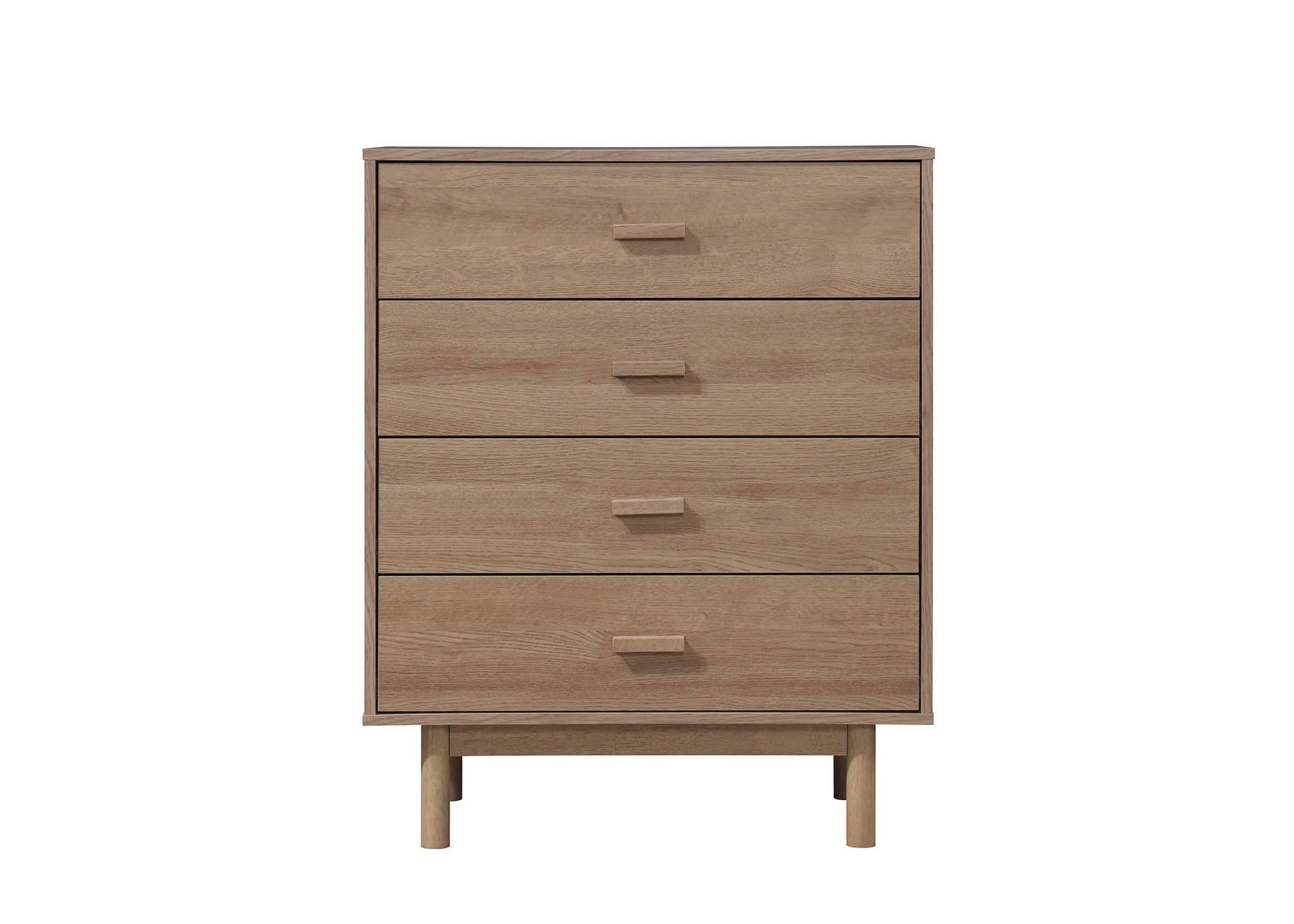 Kommode Melanie Eichefarben 80 cm - Eichefarben, Design, Holzwerkstoff (80/100/44cm) - MID.YOU
