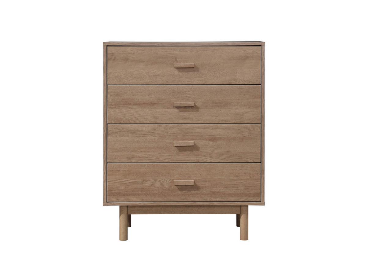 Kommode Melanie Eichefarben 80 cm - Eichefarben, Design, Holzwerkstoff (80/100/44cm) - MID.YOU