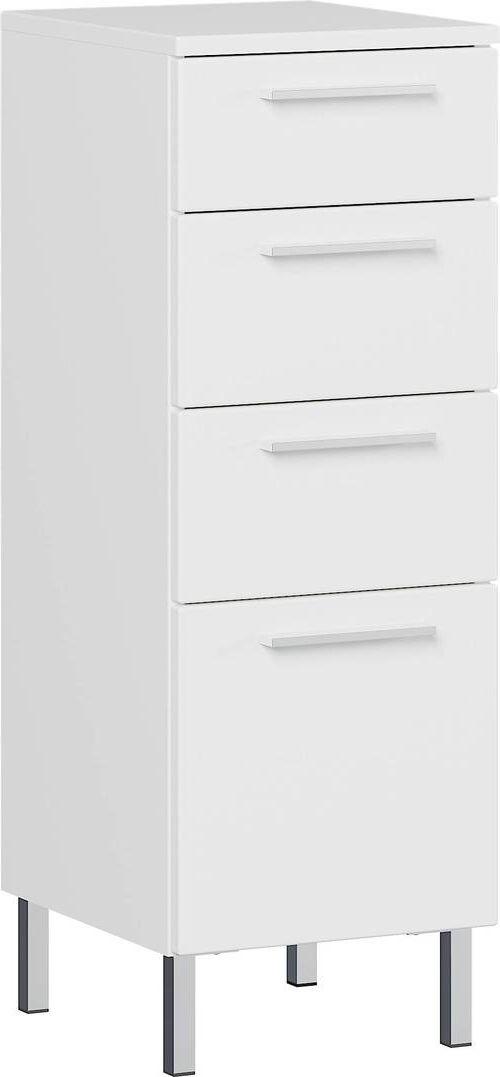 Badezimmer Unterschrank BxH 30x86 cm Weiß