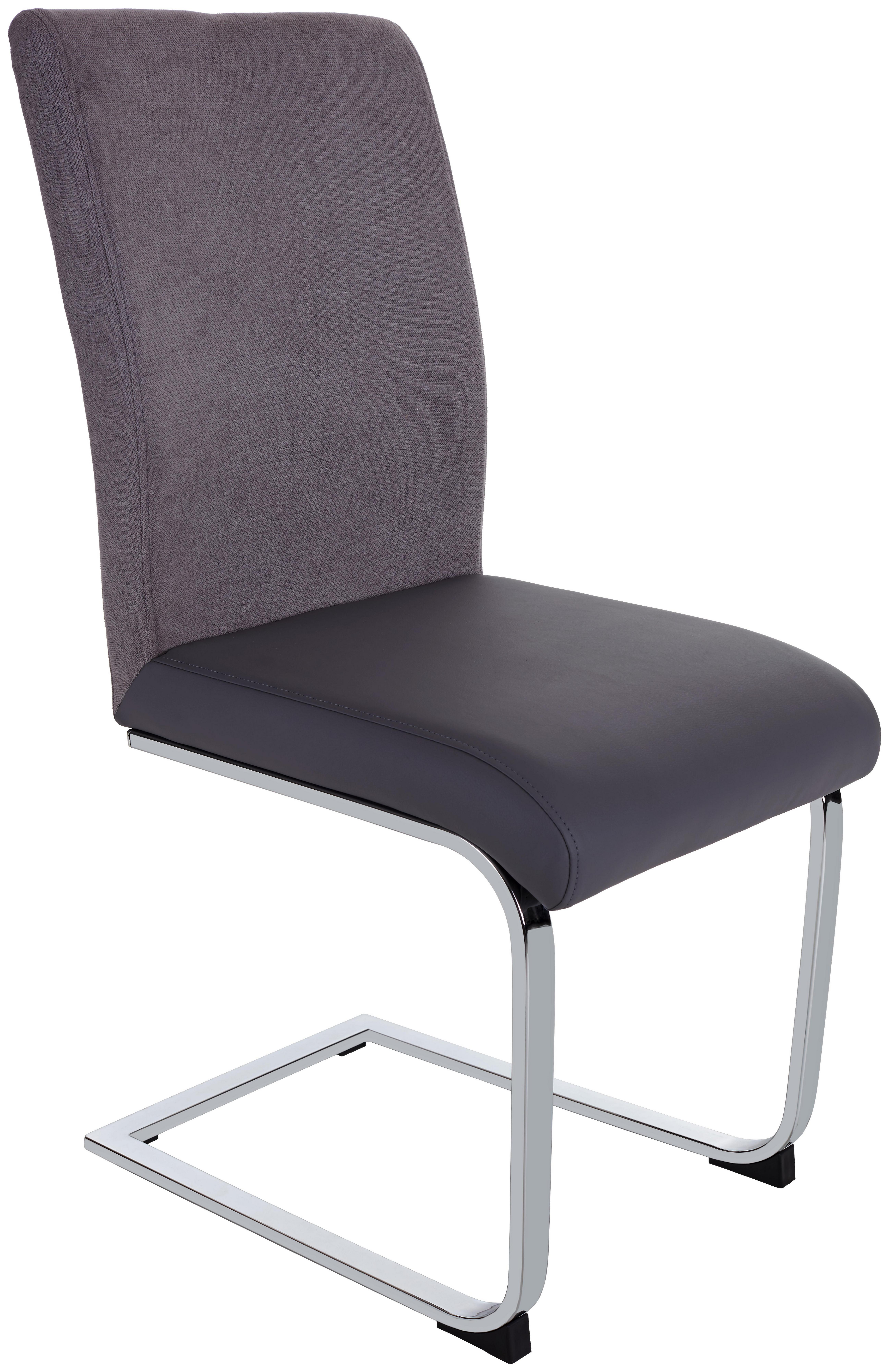 Schwingstuhl Valun II - Grau, KONVENTIONELL, Karton/Holzwerkstoff (44/96/60cm)