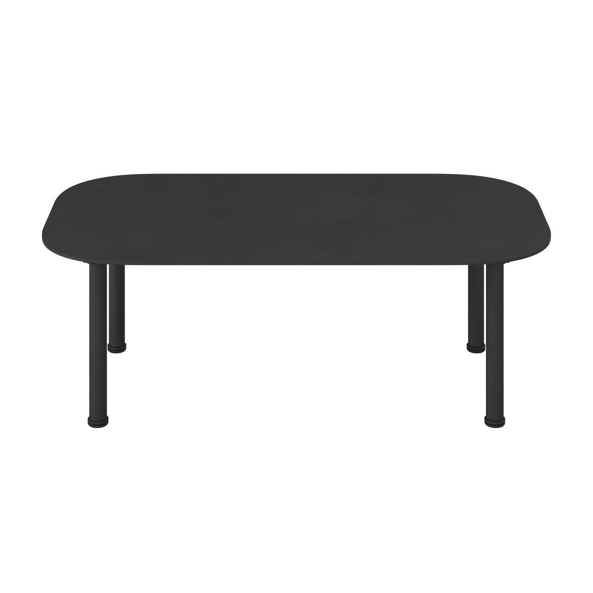 TERASOVÁ SEDACÍ SOUPRAVA CHARLOTTA - černá/krémová, Moderní, kov/textil (242,5/78/75,5cm) - Bessagi Garden