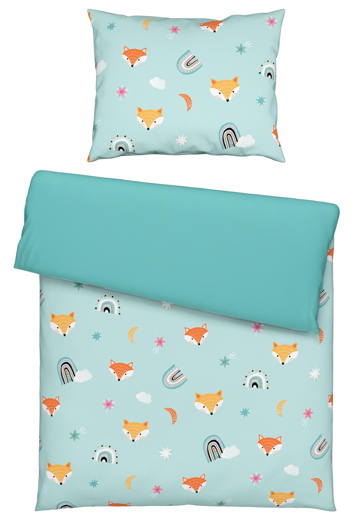 Baba Ágyneműhuzat-garnitúra Lilly - kék, Modern, textil (100/135cm) - Luca Bessoni