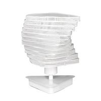 Nachttischleuchte 4841/lb - Weiß, Design, Metall (20/27cm)