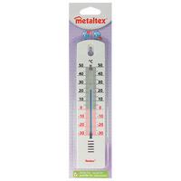 Thermometer 298000080 Petar - Weiß, Basics, Kunststoff (4,3/20/0,9cm) - Metaltex