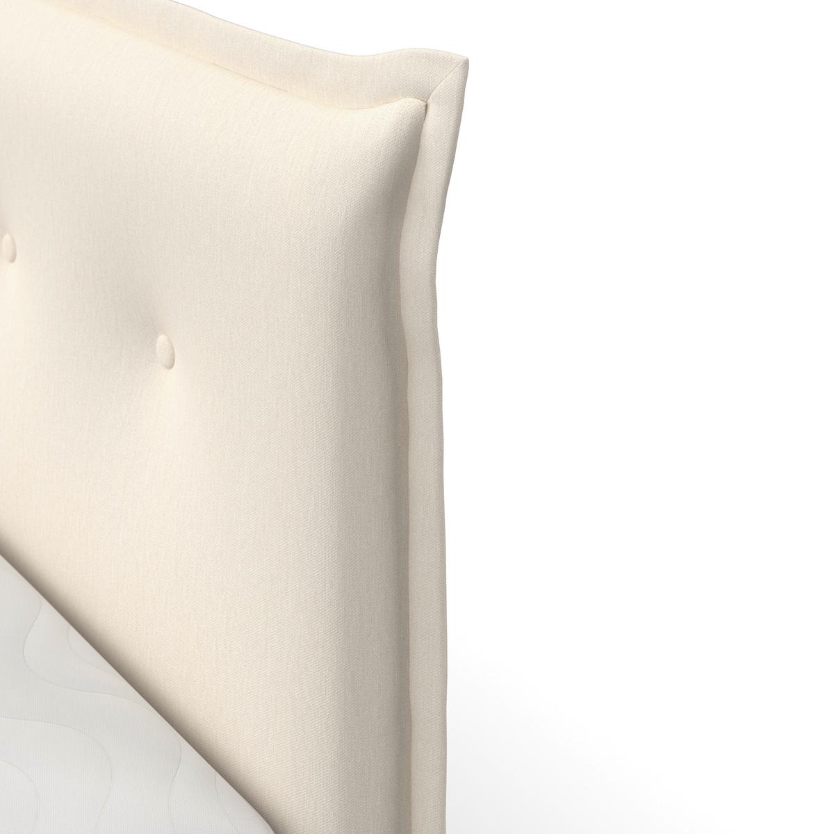 Boxspringová postel POLO 90x200, krémová - černá/slonovinová, Moderní, dřevo/textil (90/200cm) - Bessagi Home