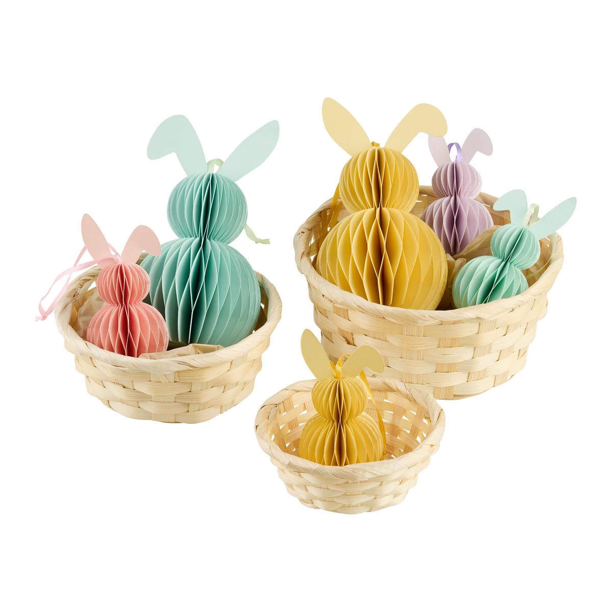 Sada košů PETER - přírodní barvy, přírodní materiály - Mömax