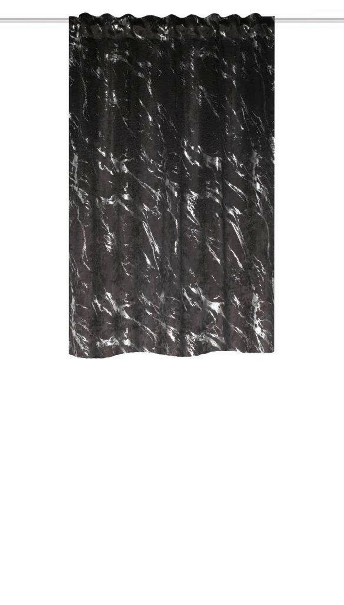 Fertigvorhang Force Silberfarben - Silberfarben, Basics, Textil (140/145cm) - Schmidt W. Gmbh