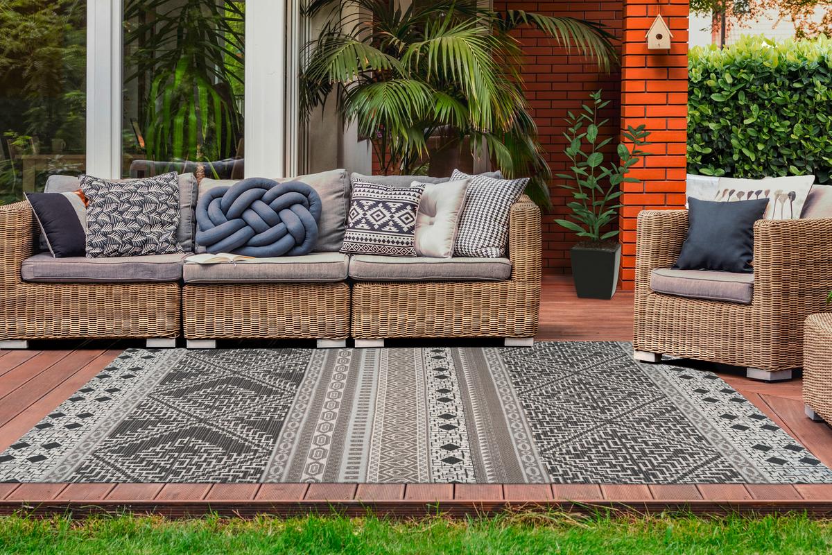 Webteppich Creme/Taupe Yoga 200/290 cm - Taupe/Creme, Trend, Textil (200/290cm) - Kayoom