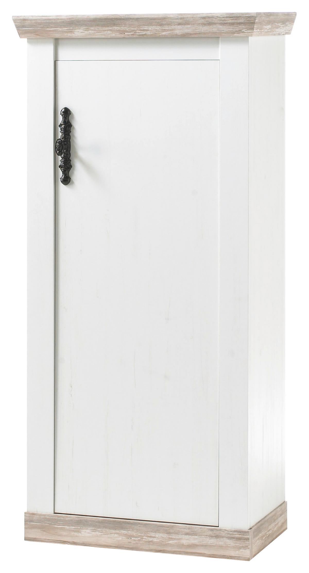 Highboard Florenz Hellbraun/Pinienfarben B: 70cm - Hellbraun/Pinienfarben, Design, Holzwerkstoff (70/146/37cm) - MID.YOU