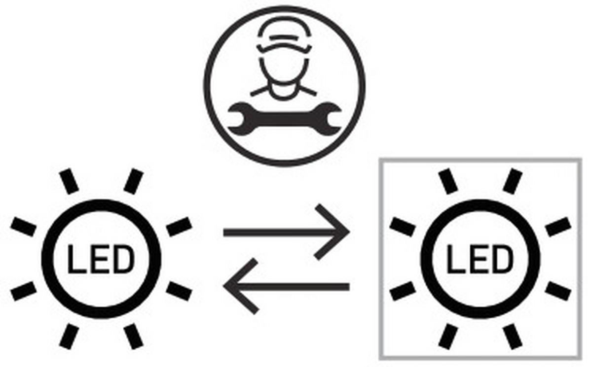LED-Deckenleuchte Recess L: 45 cm dimmbar mit Fernbedienung - Weiß, Design, Metall (45/45/5cm)