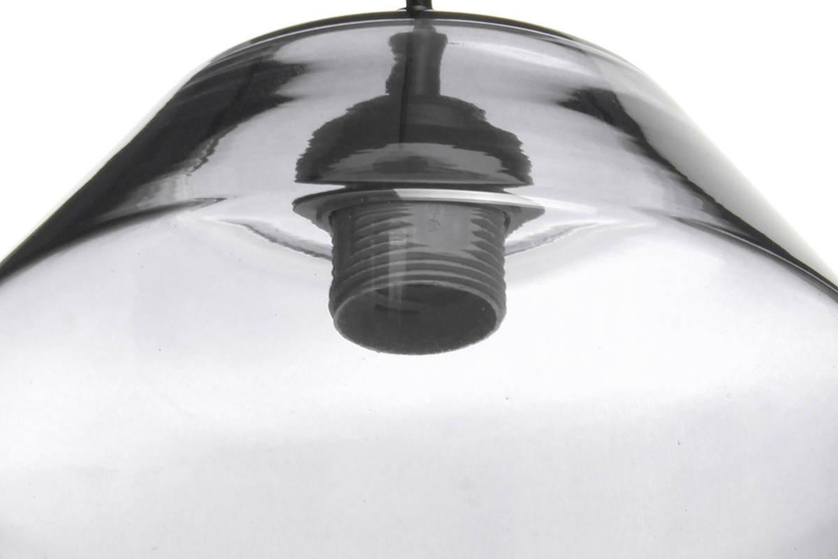 Hängeleuchte Planta H: 30 cm 1-Flammig - Grau, Trend, Glas (21/30/21cm) - Kayoom