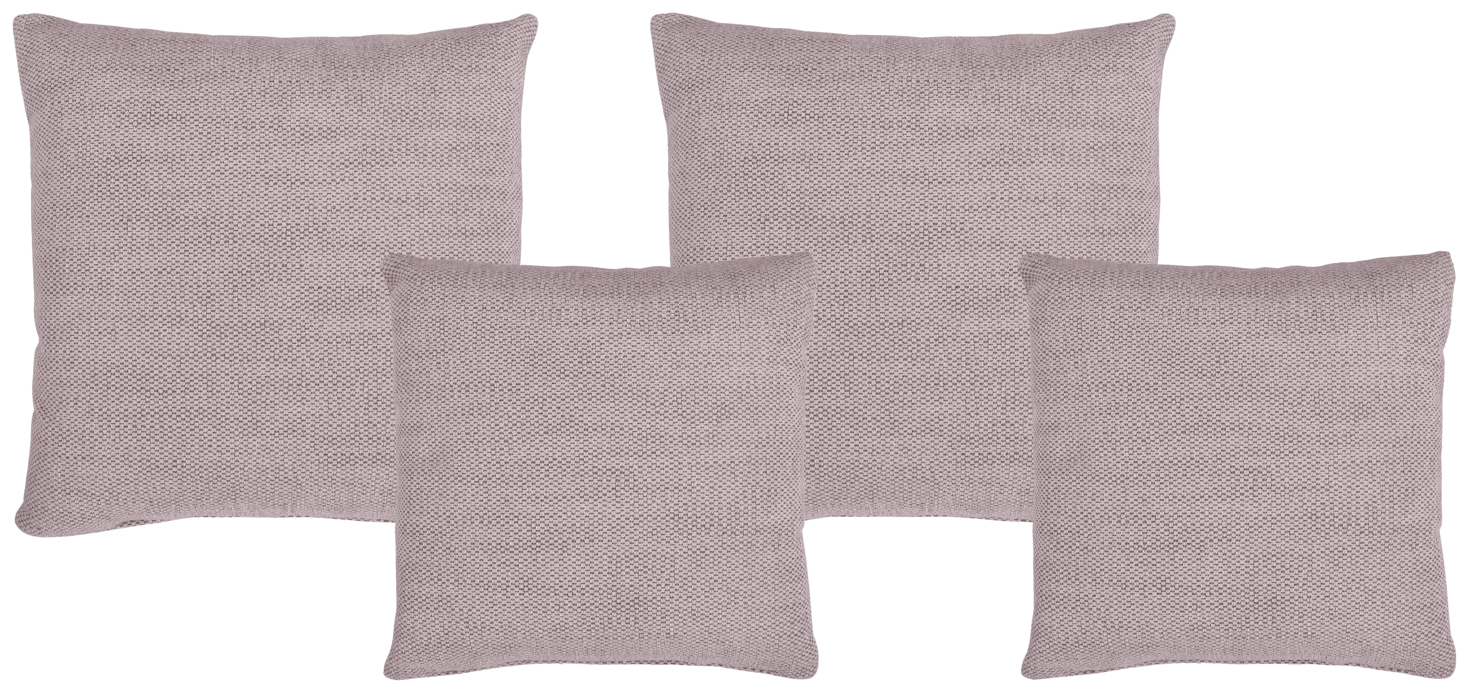 Zierkissenset Vouge Beige, 4 Stück, B: 42 cm - Altrosa, KONVENTIONELL, Textil (42/53/42/53cm) - Livetastic