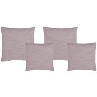 Zierkissenset Vouge Beige, 4 Stück, B: 42 Cm - Altrosa, KONVENTIONELL, Textil (42/53/42/53cm) - Livetastic