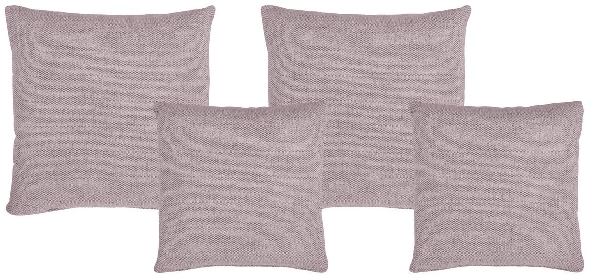 Zierkissenset Vouge Beige, 4 Stück, B: 42 Cm - Altrosa, KONVENTIONELL, Textil (42/53/42/53cm) - Livetastic