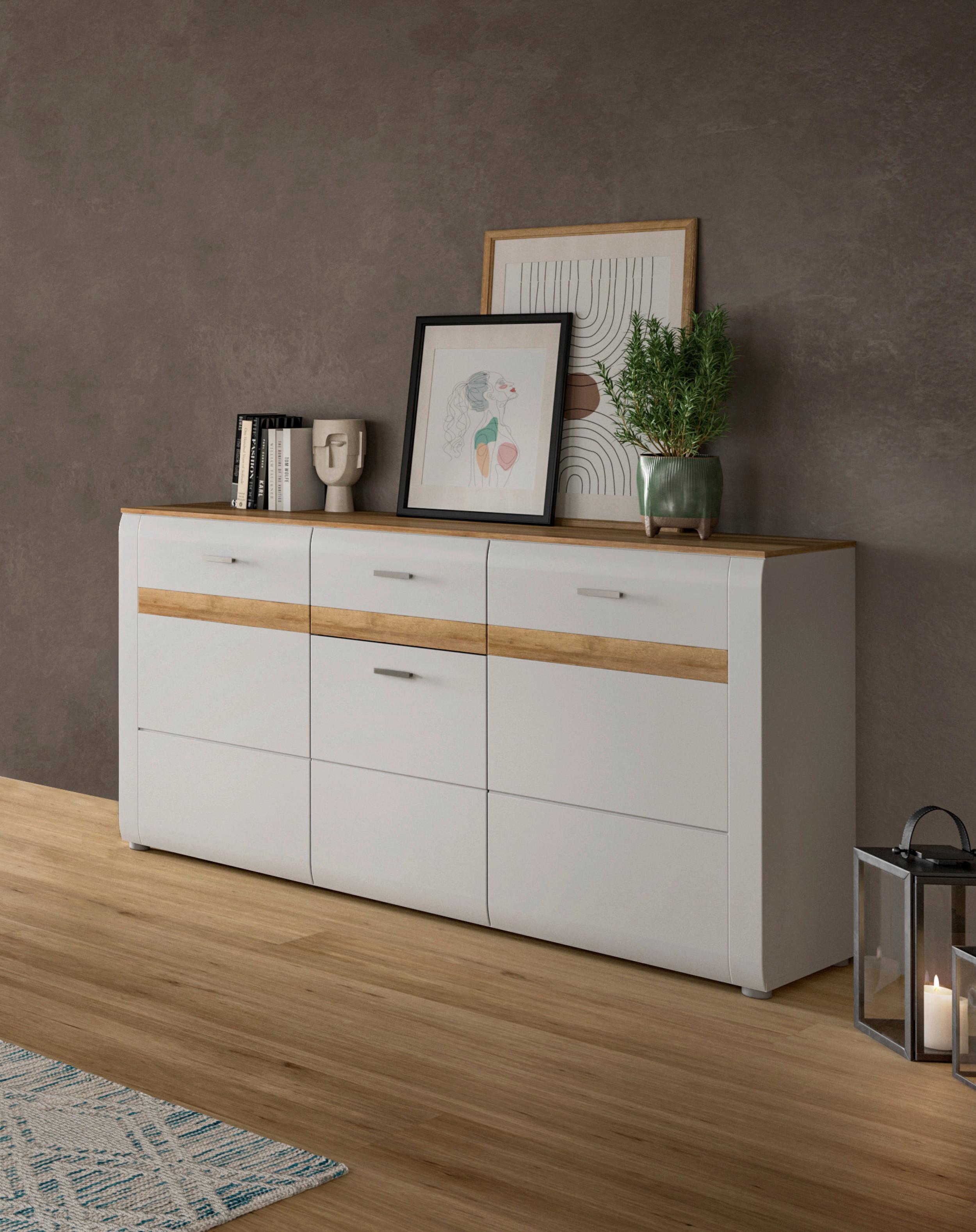 Sideboard Ashton Aschgrau B: 150 Cm - Design, Holzwerkstoff (150/86/43cm) - MID.YOU