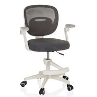 Jugenddrehstuhl Kiddy Smart Grau B: 61 cm - Rosa/Weiß, MODERN, Kunststoff/Textil (61/84-97/55cm) - MID.YOU