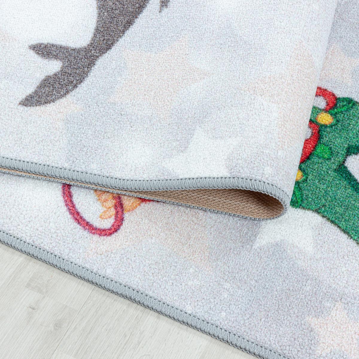 Spielteppich Hüpfspiel Zirkus Grau/Bunt Play 80x120 cm - Grau, Trend, Textil (80/120cm)