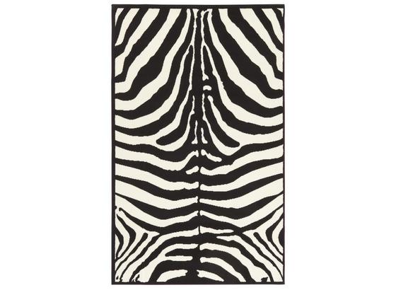 Webteppich Marty - Schwarz/Weiß, KONVENTIONELL, Textil (60/110cm) Webteppich Marty - Schwarz/Weiß, KONVENTIONELL, Textil (60/110cm)