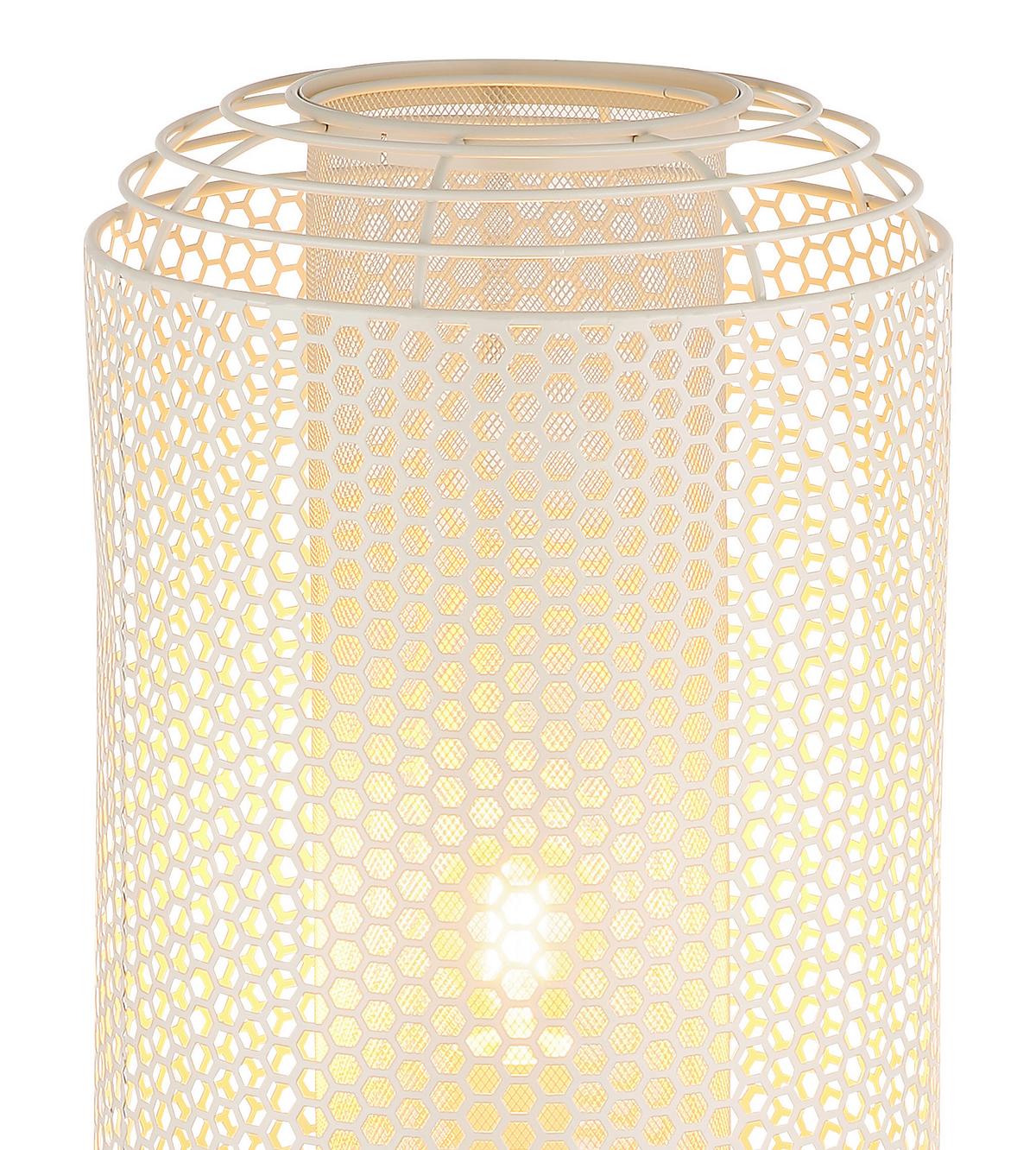 Stehleuchte Exkl. 1xe27, 40w - Creme, Design, Metall (30/110cm) - Globo