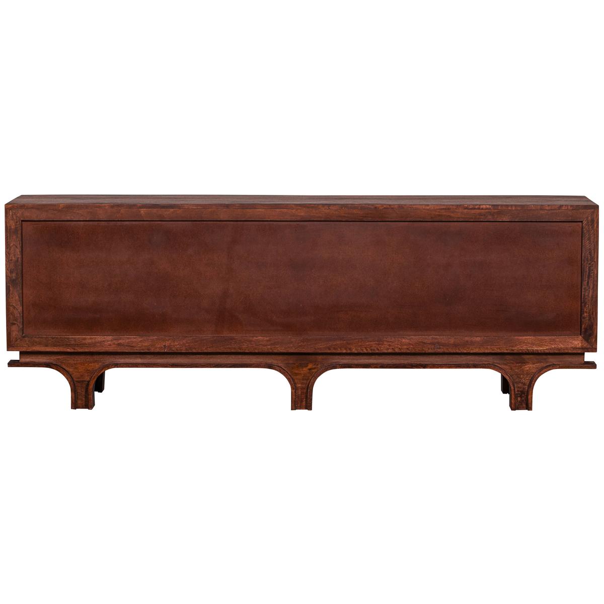Sideboard Staes Walnussfarben B: 200 Cm - Walnussfarben, Design, Holz (200/70/45cm) - Livetastic