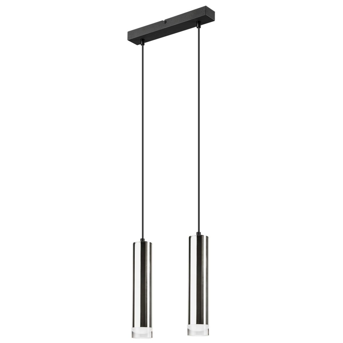 Hängeleuchte 39671 Diego - Chromfarben, Design, Metall (99/32/8cm)