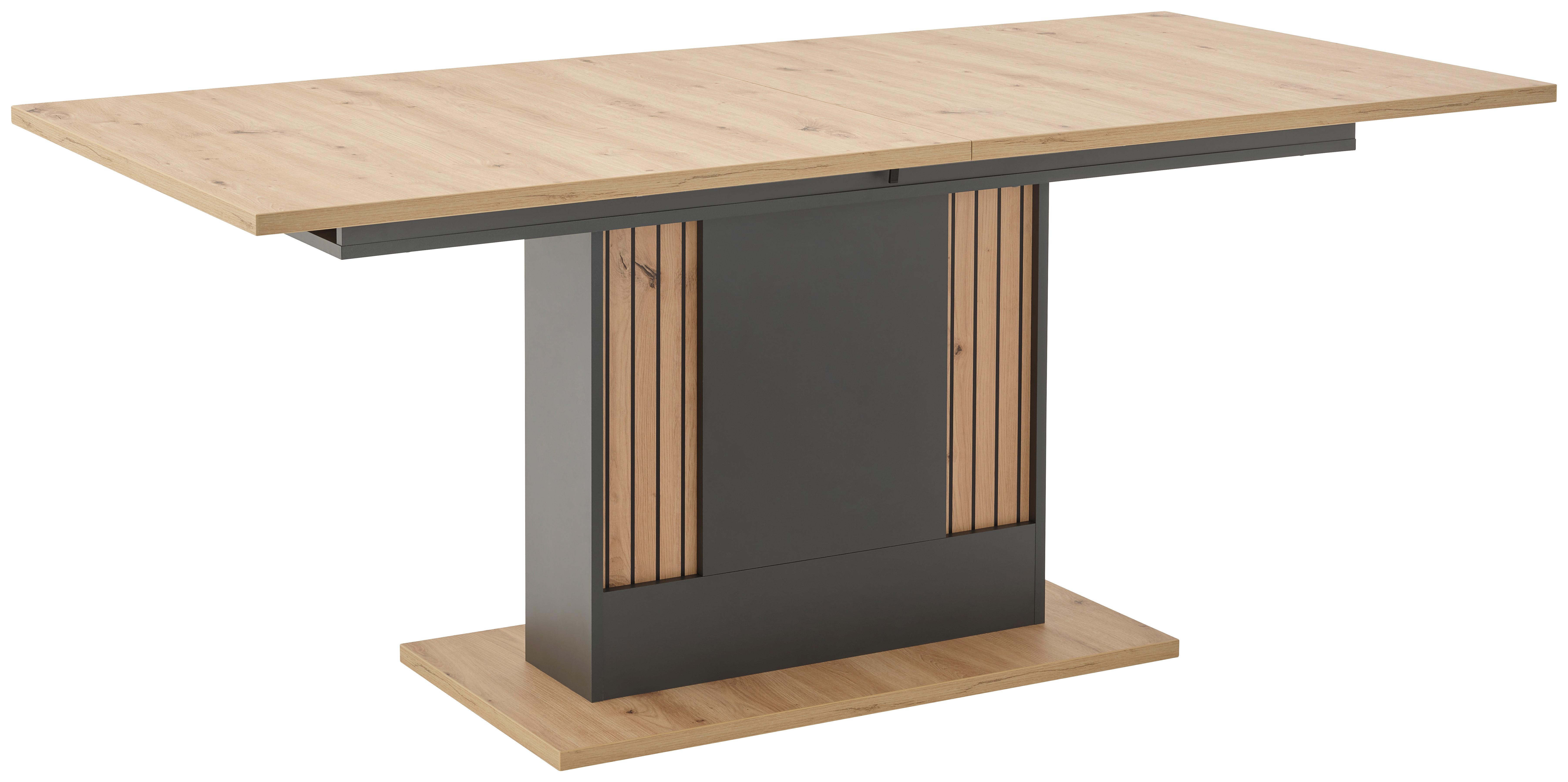 Ausziehtisch Amare 180 Cm 180-220x76,3x90cm Artisaneiche - MODERN, Holzwerkstoff (180-220/76,3/90cm)