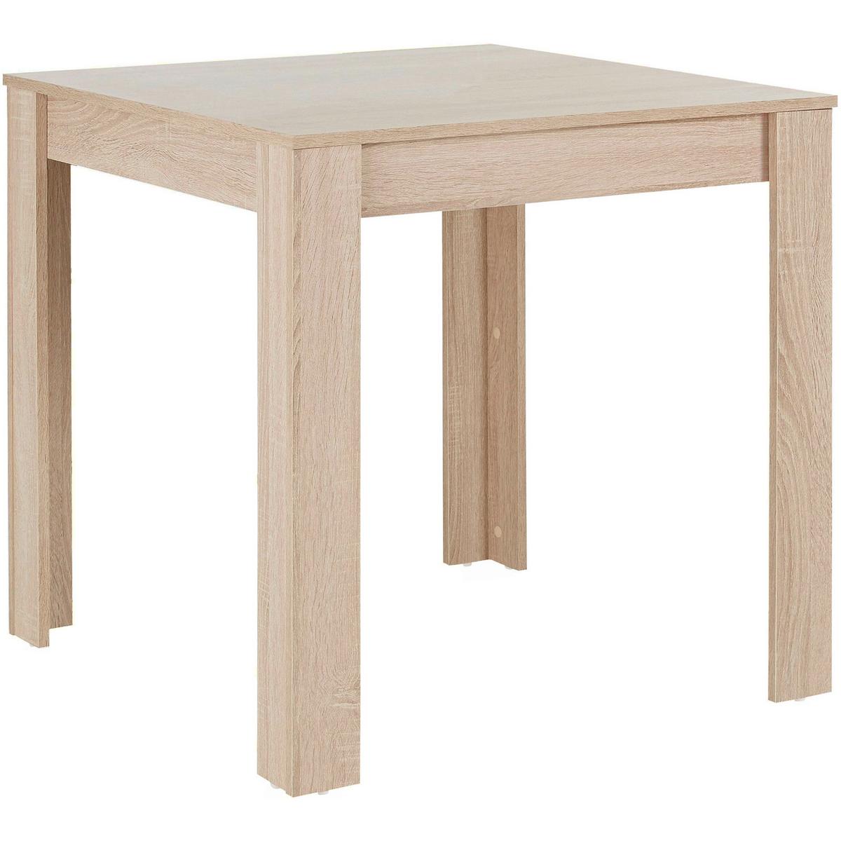 Esstisch Lynn Eiche Dekor B: 80cm - Eichefarben, Design, Holzwerkstoff (80/75/80cm) - MID.YOU
