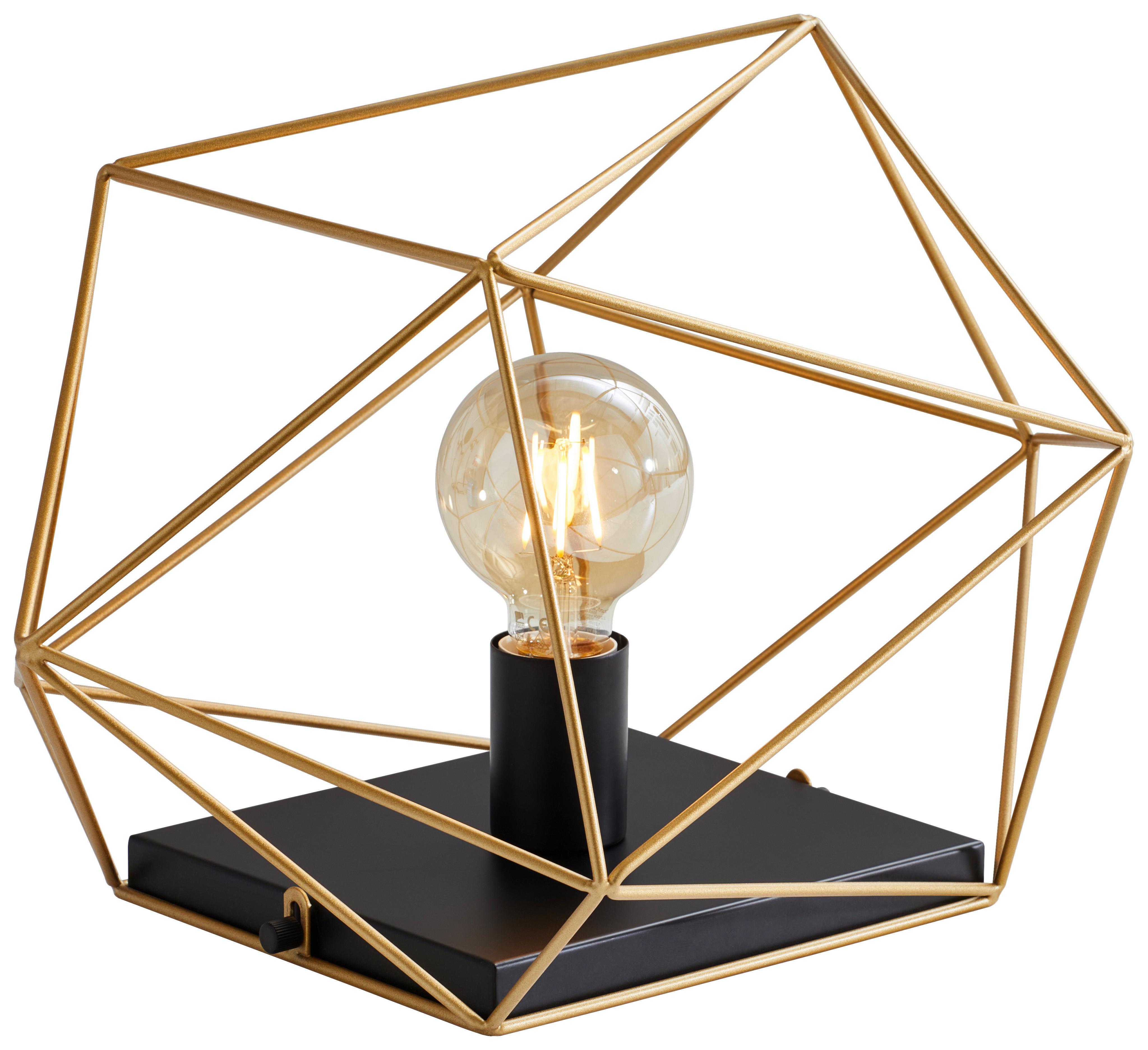 Tischlampe Oro Schwarz/ Goldfarben