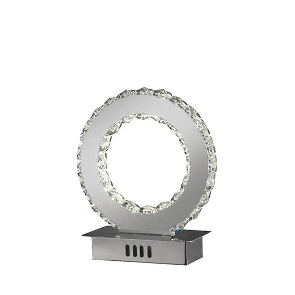 Led-tischleuchte 4809/l - Chromfarben, Design, Metall (20/15/22cm)