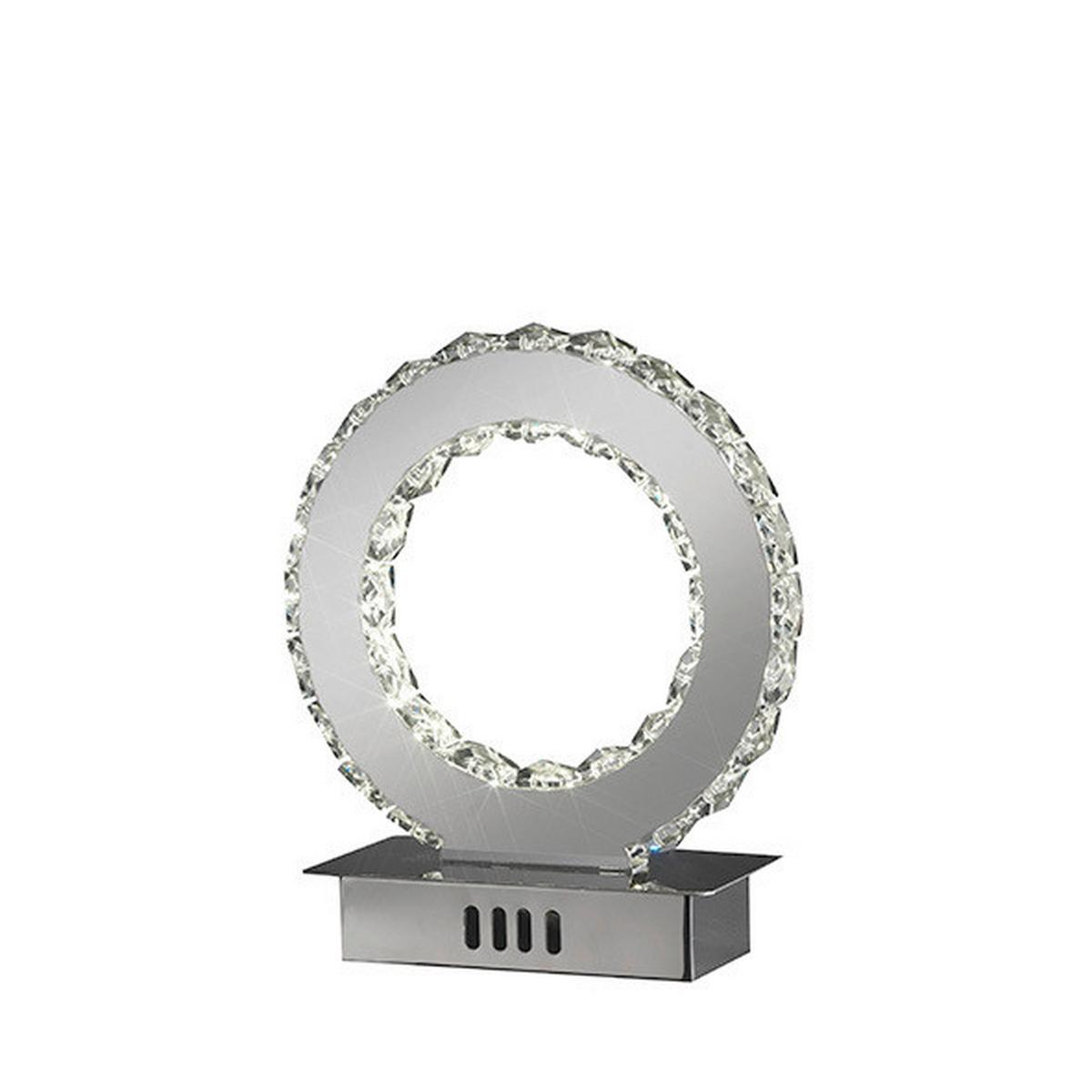 LED-Tischleuchte 4809/L - Chromfarben, Design, Metall (20/15/22cm)