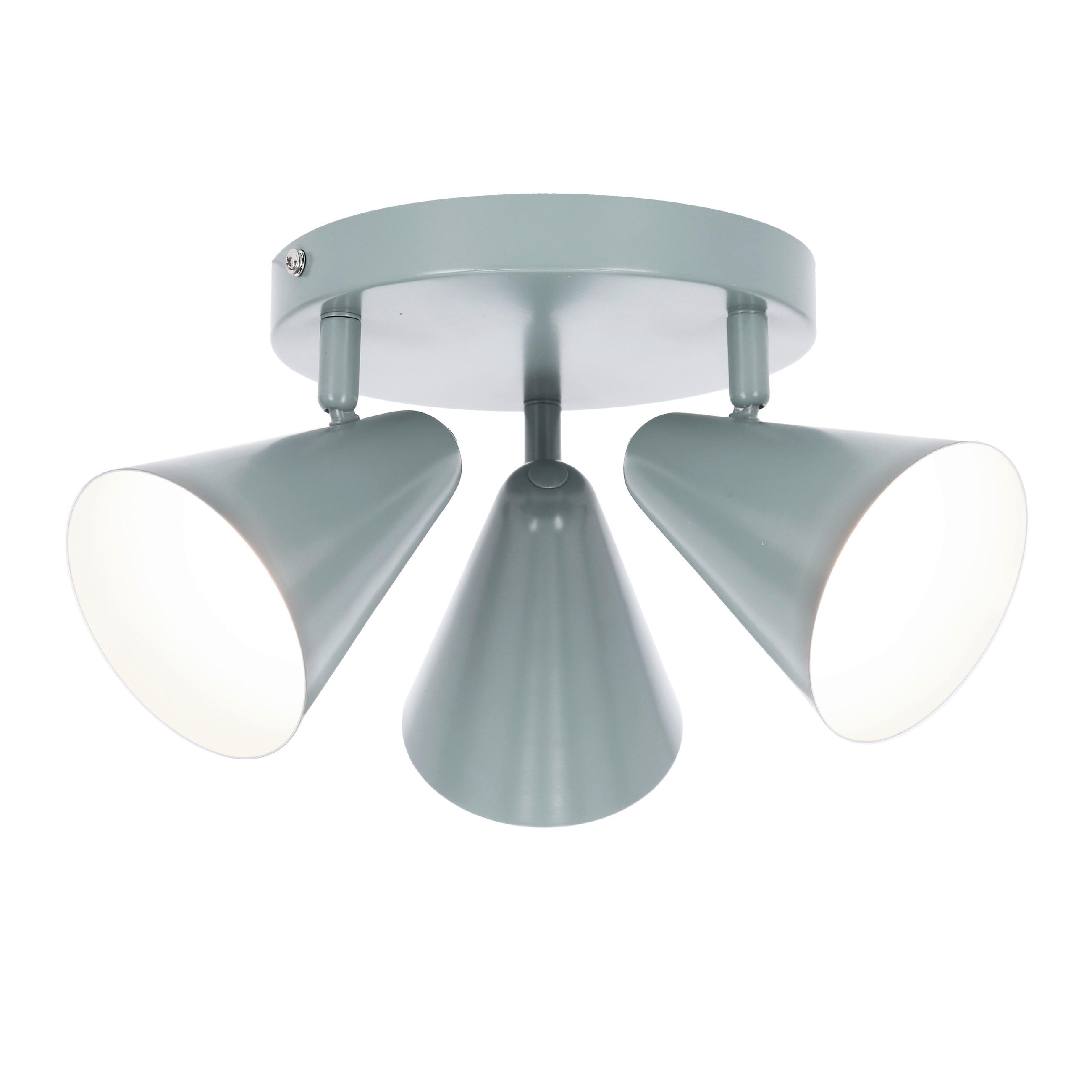 Deckenstrahler 98-63328 Amor - Grau, Trend, Metall (34/34/16cm)