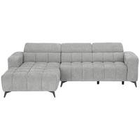 Sedací souprava MELBOURNE, levá, šedá - šedá/černá, Moderní, kov/dřevo (182/285cm) - Based