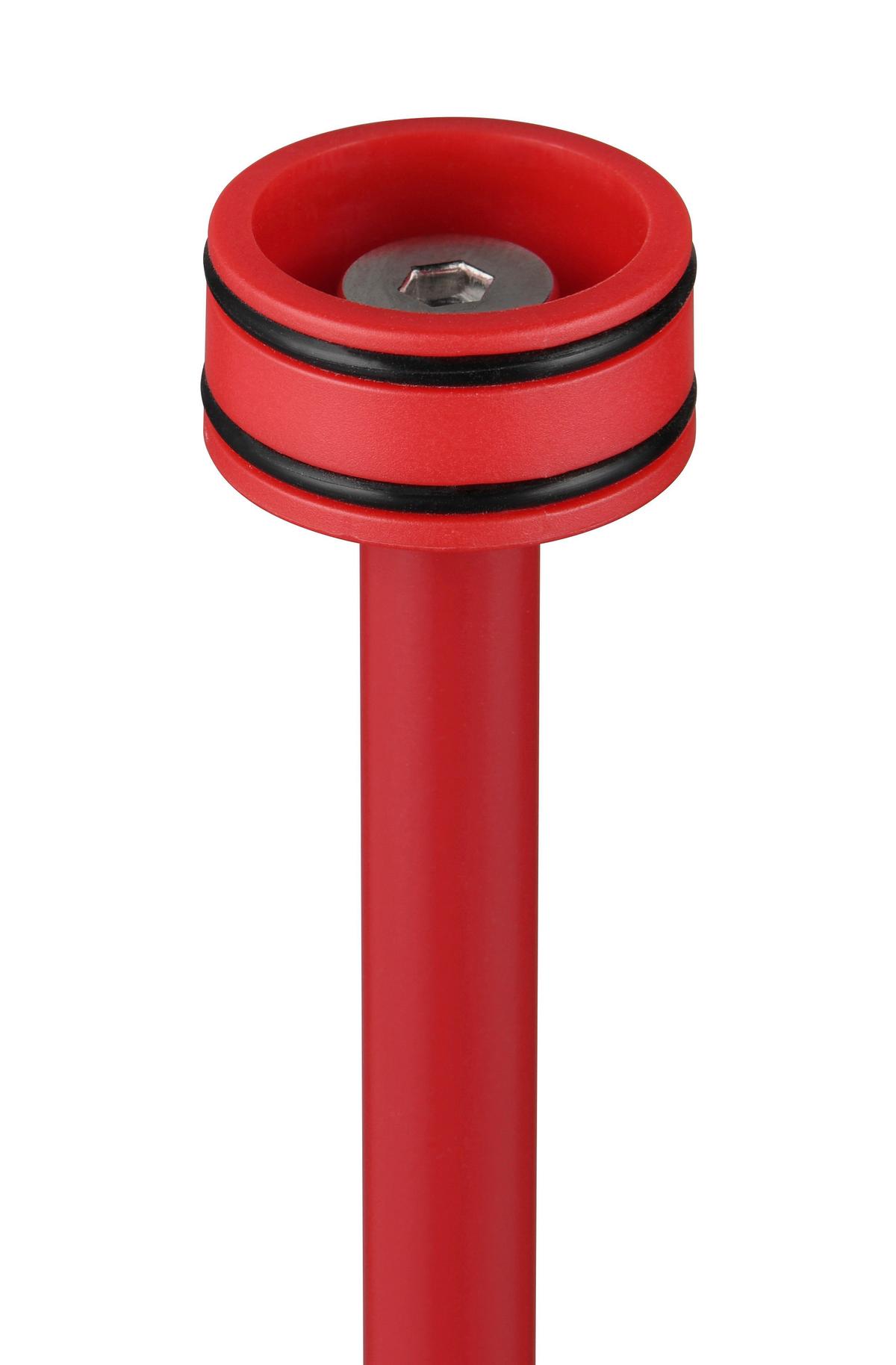Akku-stehleuchte R47706110 Suarez - Rot, Design, Metall (13,5/123cm)