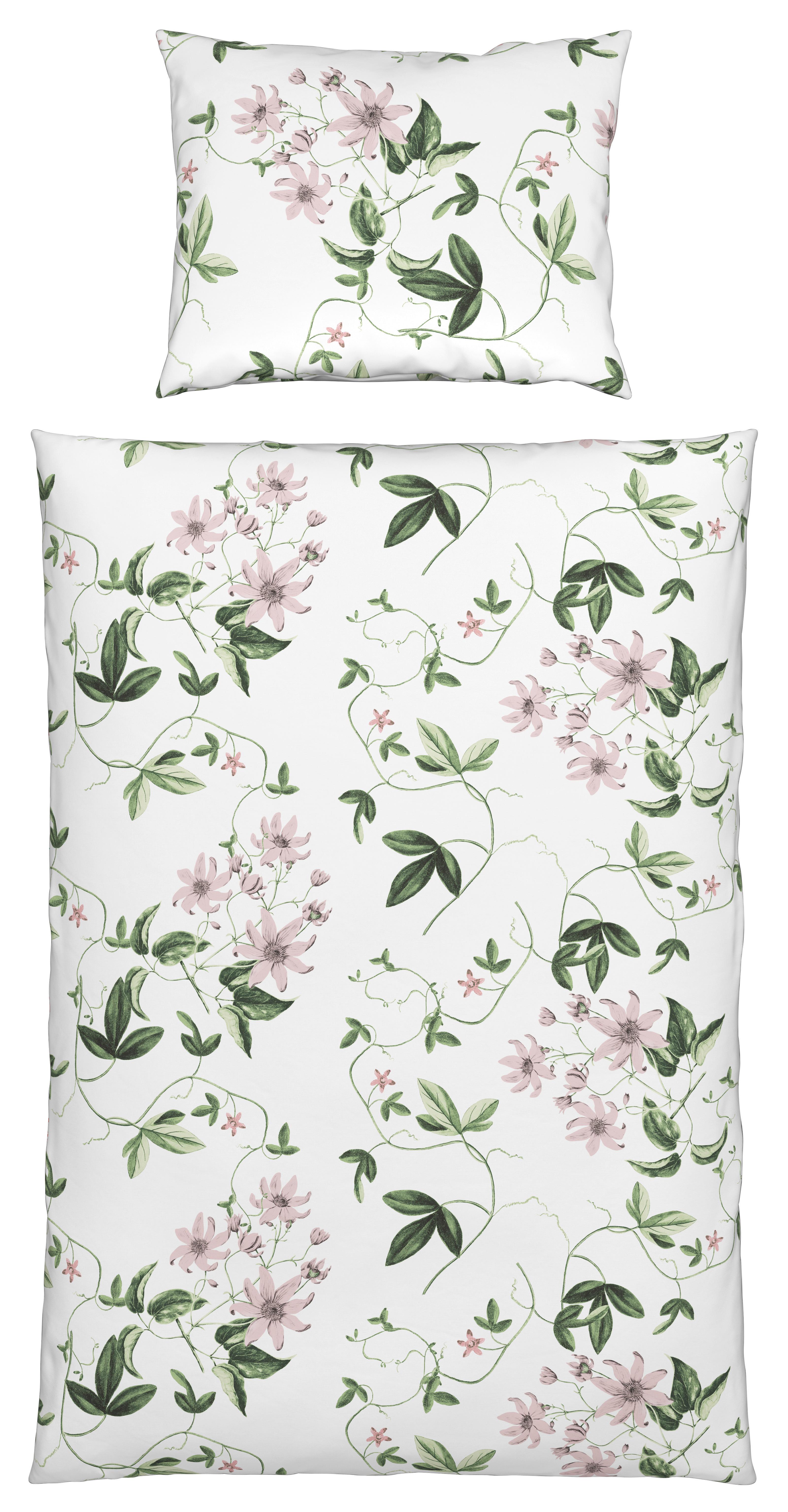 Renforcé-bettwäsche 140x200 Cm Gertrud Weiß - Weiß, ROMANTIK / LANDHAUS, Textil - James Wood