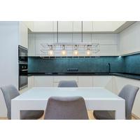 Hängeleuchte Merril H: 150 cm 4-Flammig Zinkfarben - Zinkfarben, Design, Metall (90/20/150cm) - Globo