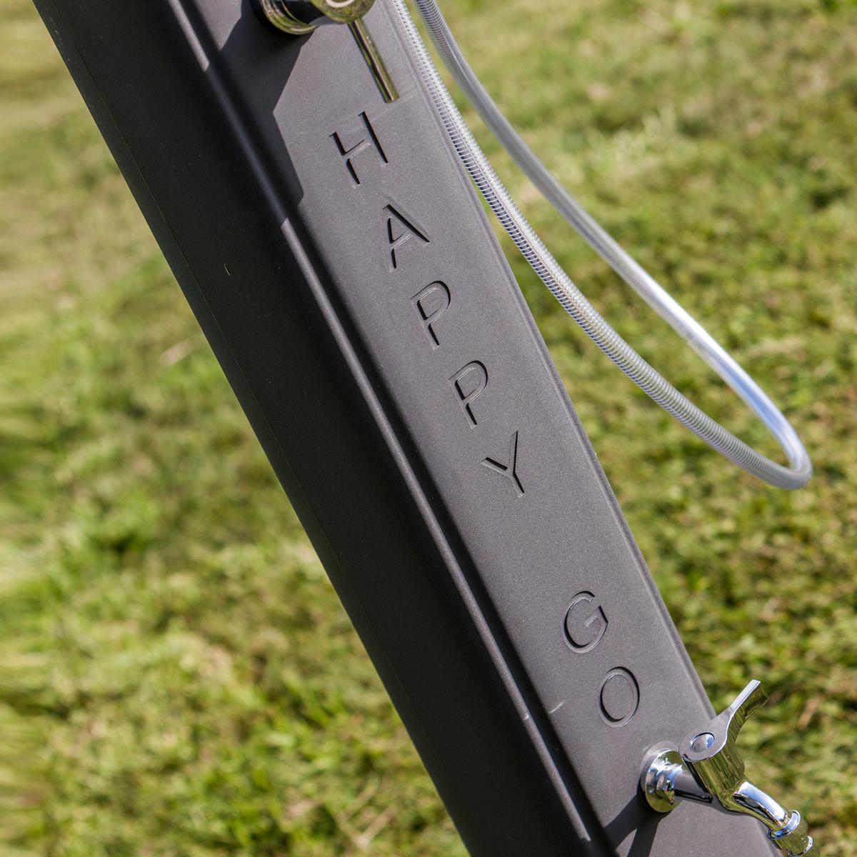 Solardusche Dusche - Dunkelgrau, KONVENTIONELL, Kunststoff (24,5/22/119cm) - Gre