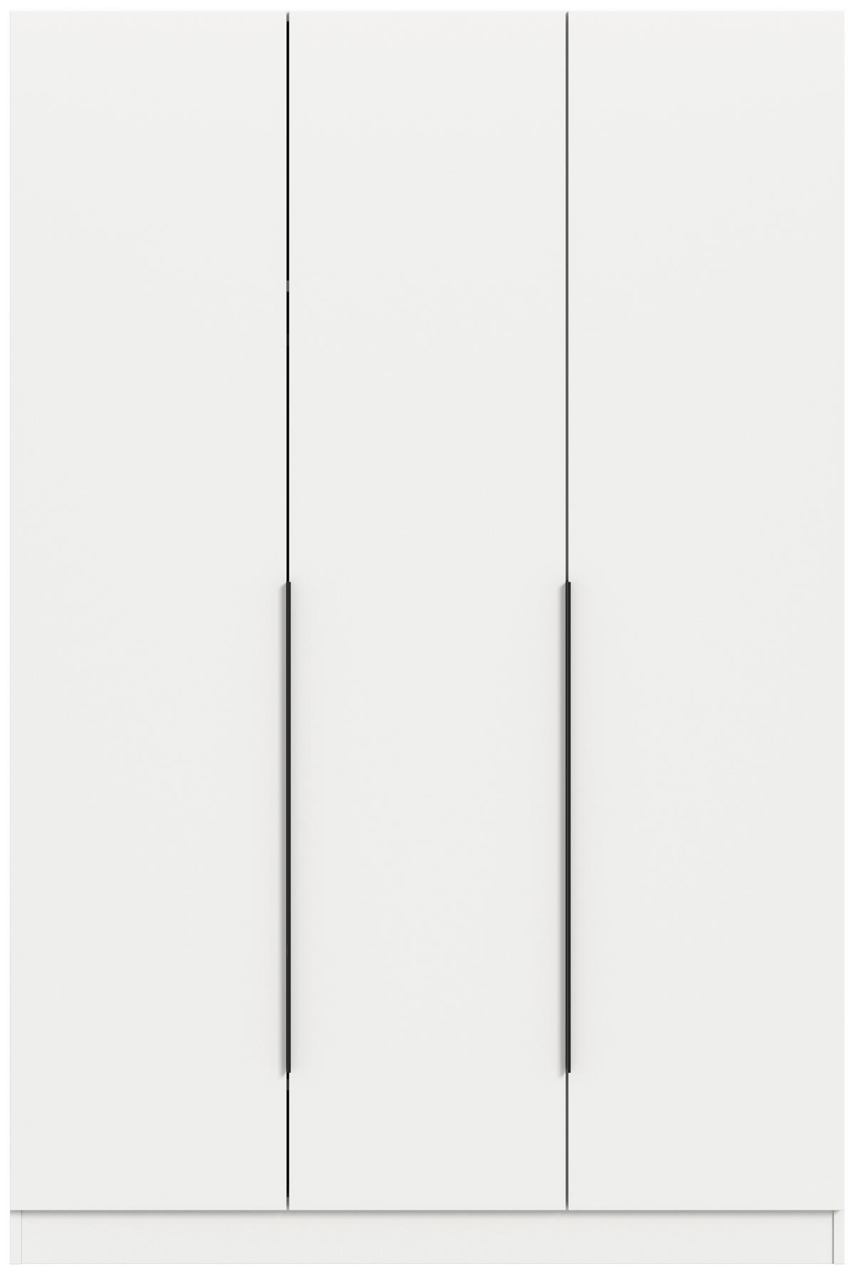 Drehtürenschrank Kopenhagen, Weiß B: 120 Cm - Weiß, MODERN, Holzwerkstoff (120/181/52cm) - MID.YOU