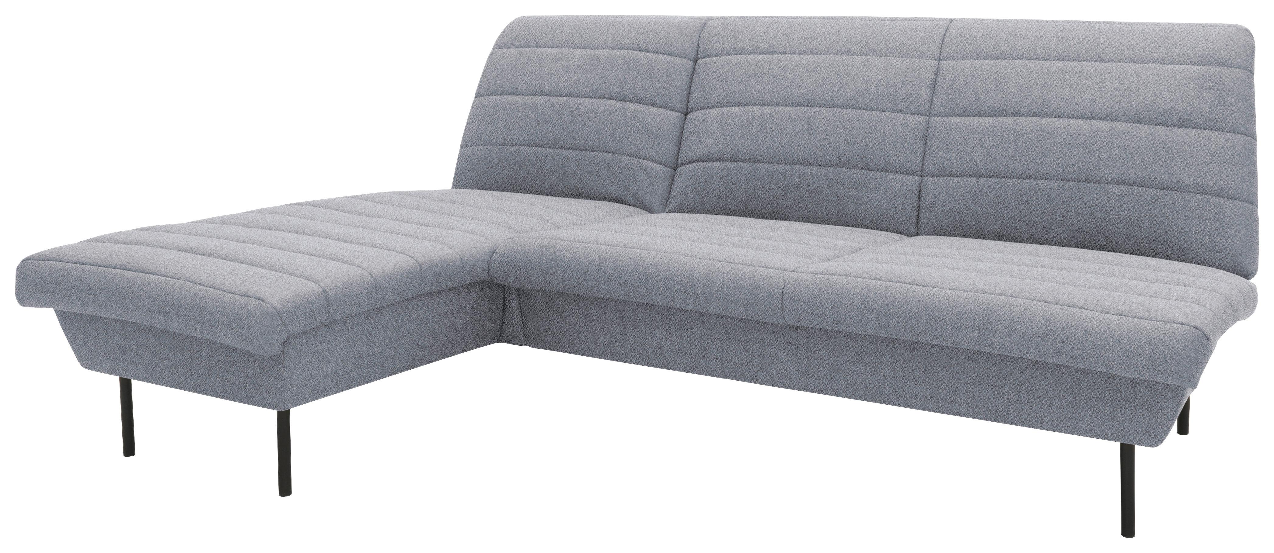 Ecksofa Looks Ix Grau/Hellblau - Schwarz/Grau, Design, Textil (168/214cm) - LOOKS by W.Joop