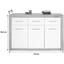 Sideboard Astor - Eichefarben/Weiß, LIFESTYLE, Holzwerkstoff (133/90,5/35cm) Sideboard Astor - Eichefarben/Weiß, LIFESTYLE, Holzwerkstoff (133/90,5/35cm)